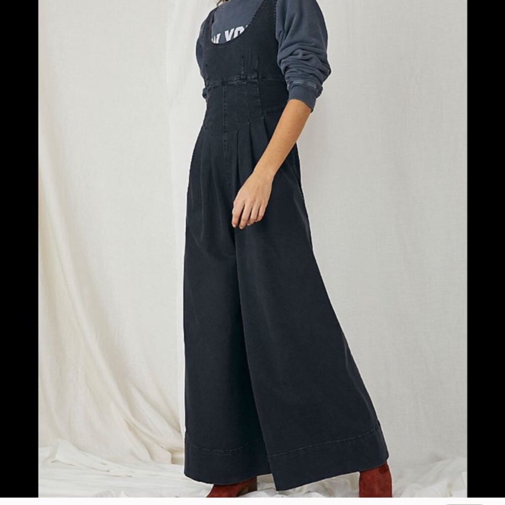 New Free people Shayda black jumpsuit size 8